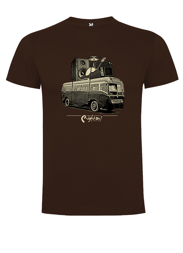 camiseta music Bus RightOn! Brown